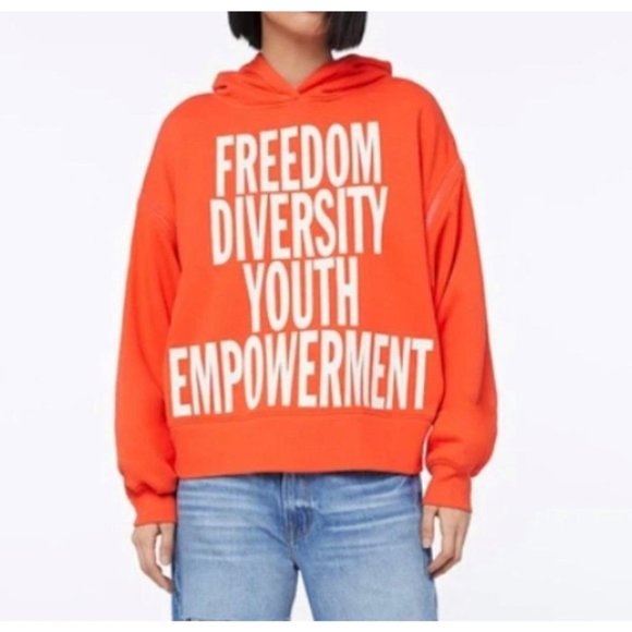 IMAAN x FRAME ZIP SLEEVE HOODIE Size Small - Picture 1 of 7